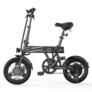 Vélo Électrique Pliable iScooter EB1 . E - Bike Luxueux 14" 250W, Autonomie 40km, Idéal Déplacements Urbains - GHOST MIRACLE