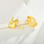Boucles d’oreilles en argent 925 plaqué or 14 carats - GHOST MIRACLE