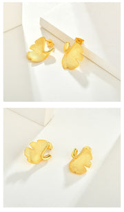 Boucles d’oreilles en argent 925 plaqué or 14 carats - GHOST MIRACLE