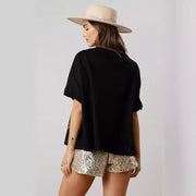 T-shirt ample et décontracté avec motif tigre - GHOST MIRACLE
