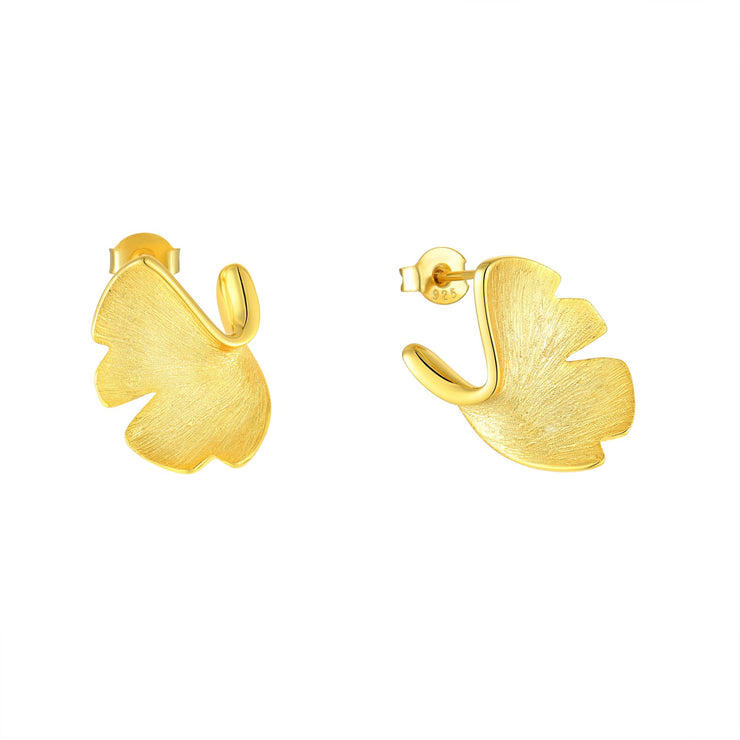 Boucles d’oreilles en argent 925 plaqué or 14 carats - GHOST MIRACLE