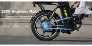 Vélo Électrique Pliable VDL A10 , E - Bike 16" avec Freins à Disque, Idéal pour la Ville - GHOST MIRACLE